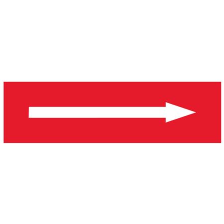 ANSI Pipe Marker - Arrow (Red) - PK/10